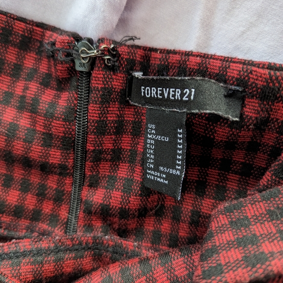 Plaid Mini Skirt - Picture 2 of 2